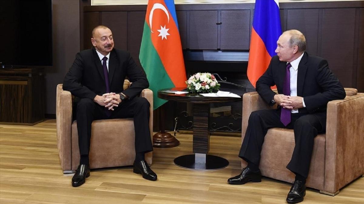 Son dakika haberleri... Putin ve Aliyev, Türk-Rus Ortak Gözlem Merkezini görüştü