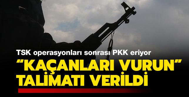 Kandil'de byk zlme! TSK operasyonlar sonras terr rgt PKK eriyor