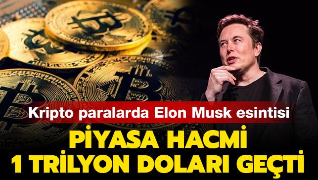 Kripto paralarda Elon Musk esintisi: Piyasa hacmi 1 trilyon dolar geti