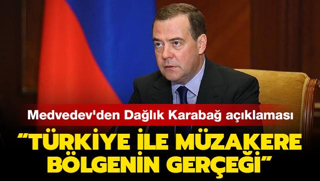 Medvedev'den Dalk Karaba aklamas: 'Trkiye ile mzakere blgenin gerei'