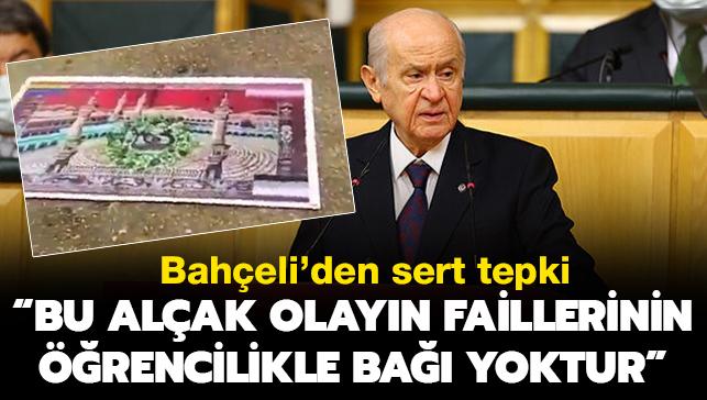 MHP lideri Baheli'den Kabe fotoraf provokasyonuna sert tepki