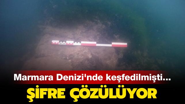 Marmara Denizi'nde kefedilmiti: ifre zlyor