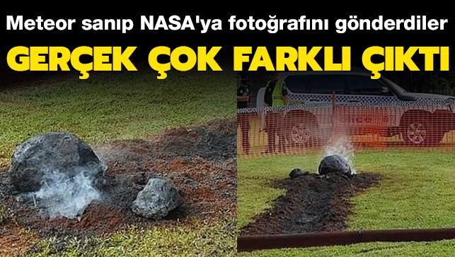 Meteor sanp NASA'ya fotorafn gnderdiler: Gerek ok farkl kt