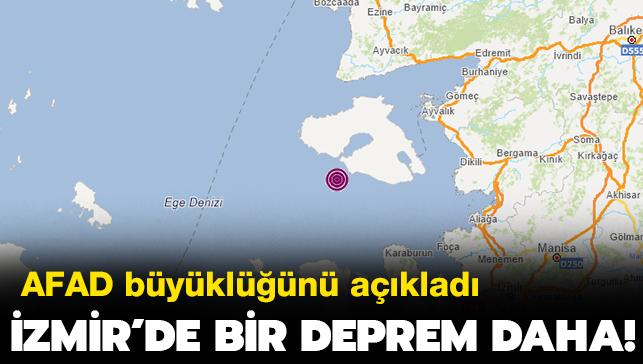 Son dakika deprem haberi: İzmir'de 4.8 büyüklüğünde bir deprem daha!