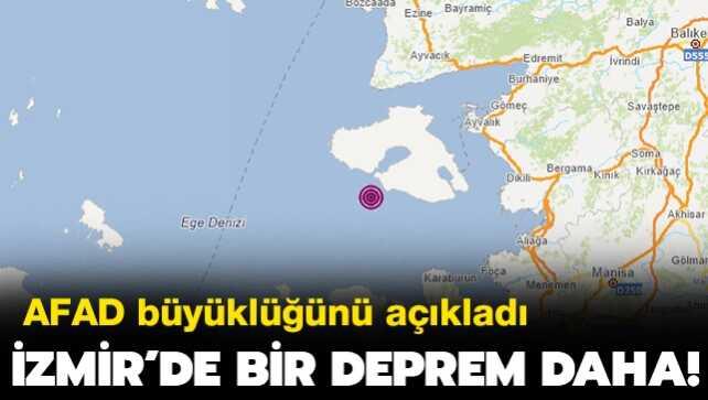 Izmir De Bir Deprem Daha Kandilli Rasathanesi Ve Afad Son Depremler Listesi