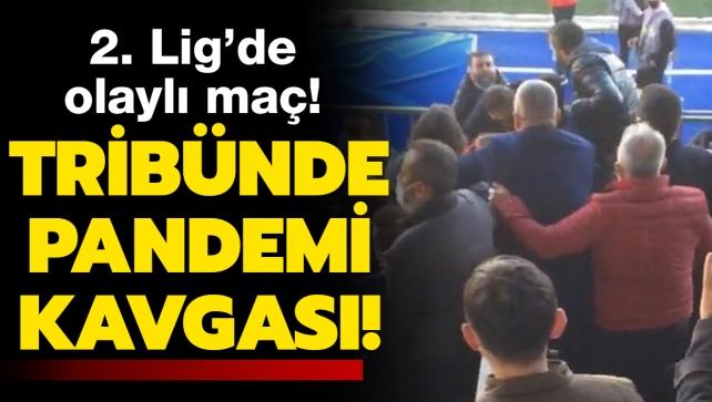 Eyüpspor-Sakaryaspor maçında pandemi kavgası: 'Siz içeriye nasıl girdiniz"'
