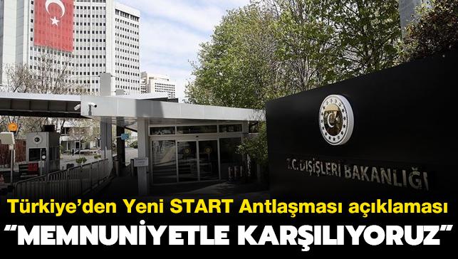 Trkiye'den Yeni START Antlamas aklamas: Memnuniyetle karlyoruz