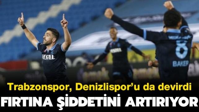 Trabzonspor sahasnda Denizlispor'u 1-0 malup etti