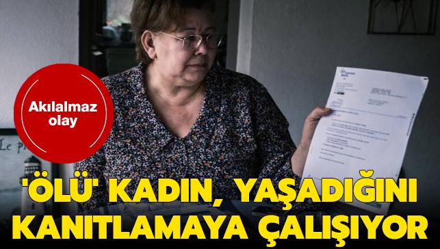 Aklalmaz olay! 'l' kadn yaadn kantlamaya alyor