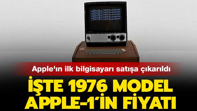Apple'ın ilk bilgisayarı satışa çıkarıldı... İşte 1976 model Apple-1'in fiyatı