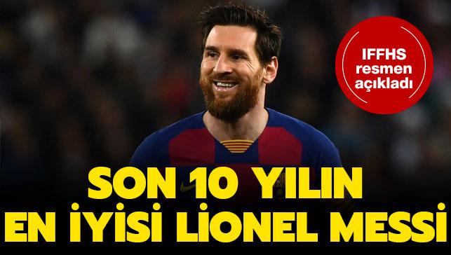 Lionel Messi son 10 yln en iyisi seildi
