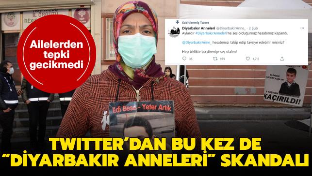 Evlat nbetindeki ailelerden Twitter'n "Diyarbakr Anneleri" kararna tepki