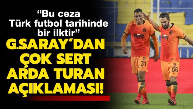 Galatasaray'dan çok sert Arda Turan açıklaması: Türk futbol tarihinde bir ilktir