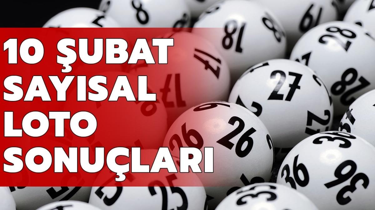 10 ubat Saysal Loto sonular akland