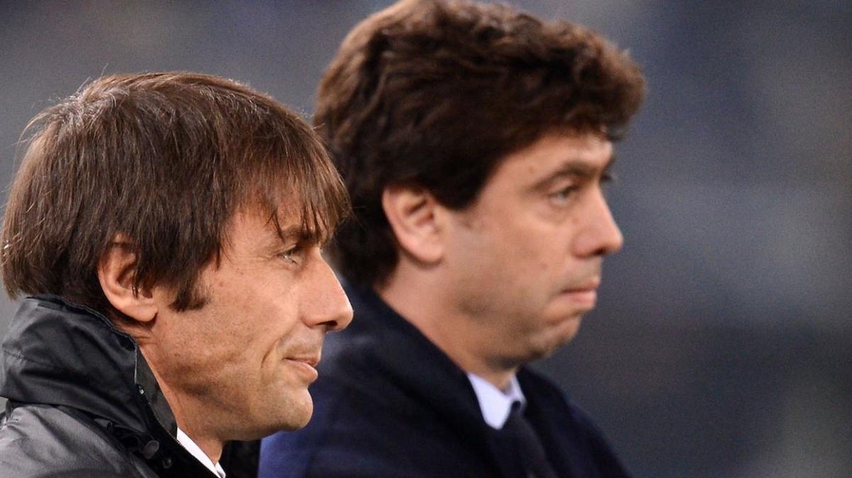 Conte ile Juve bakan Agnelli arasnda hakaretler havada uutu