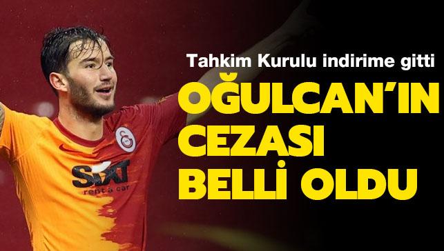 Galatasarayl Oulcan'n cezas 6 matan 3 maa indirildi