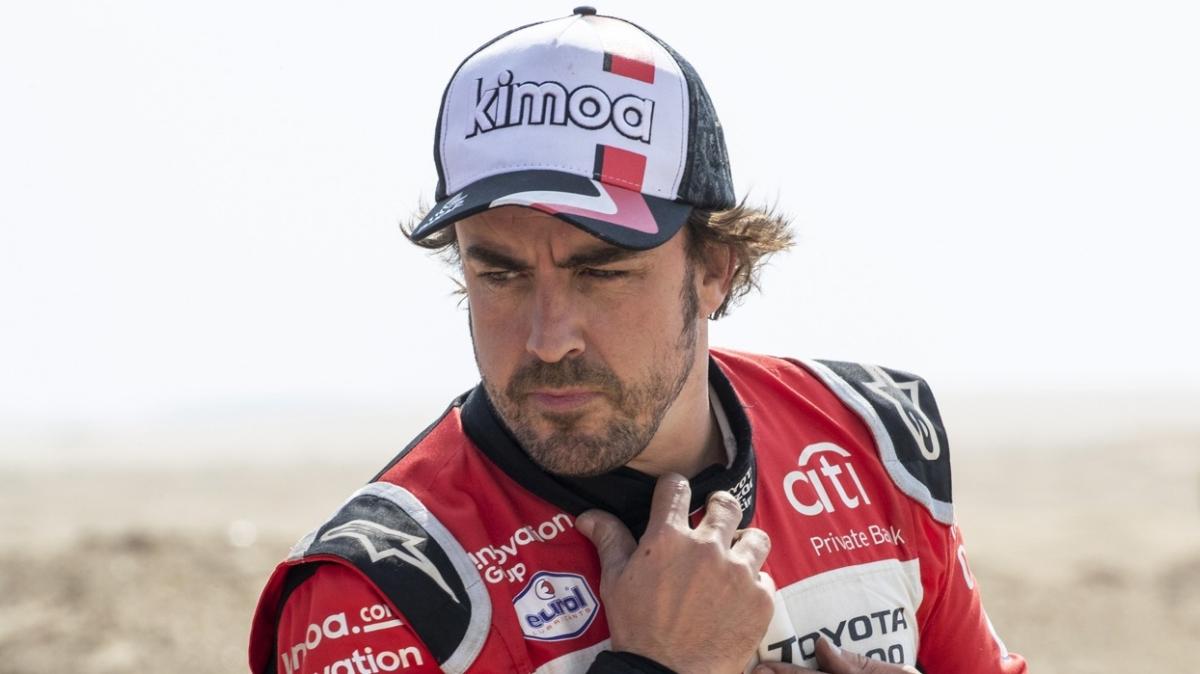 Fernando Alonso kaza geirdi, enesi krld