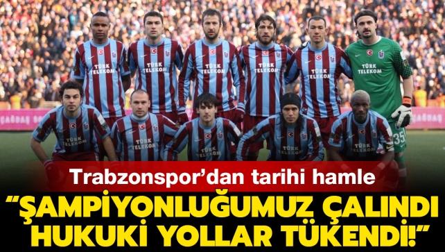Son dakika: Trabzonspor, 2011 ampiyonluu iin AHM'ye gidiyor