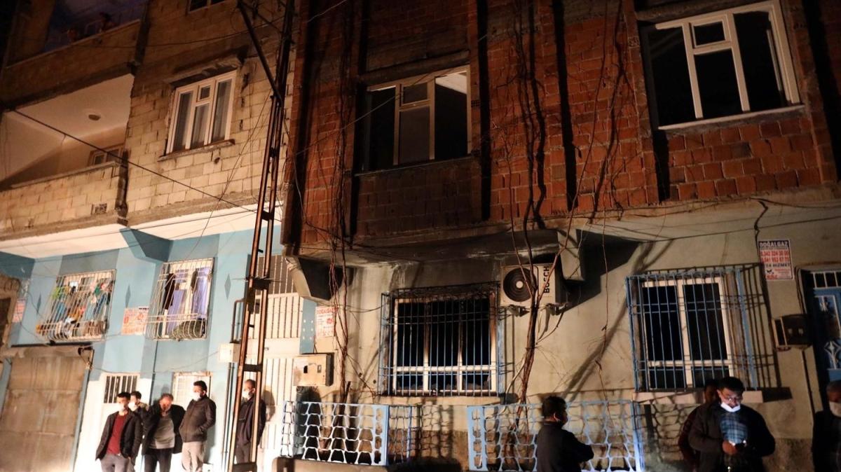 Gaziantep'te bir evde sobadan srayan kvlcm nedeniyle yangn kt