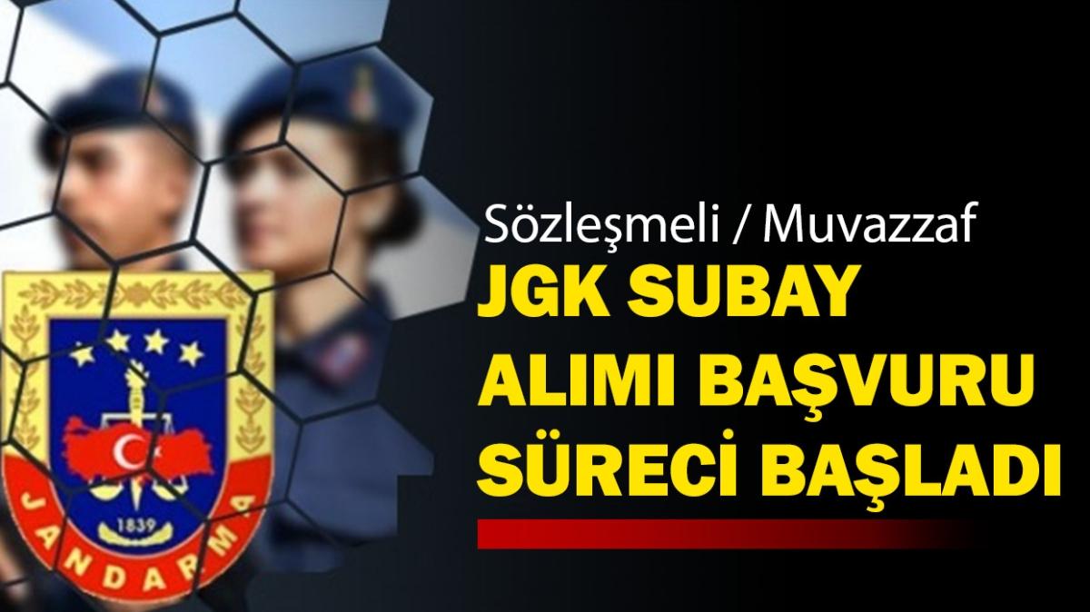 MSB personel temin Jandarma subay alm bavuru ilemi! JGK 2021 subay alm bavuru artlar neler"