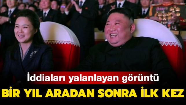 Kim Jong-un'un ei Ri Sol-ju bir yl aradan sonra ilk kez grntlendi