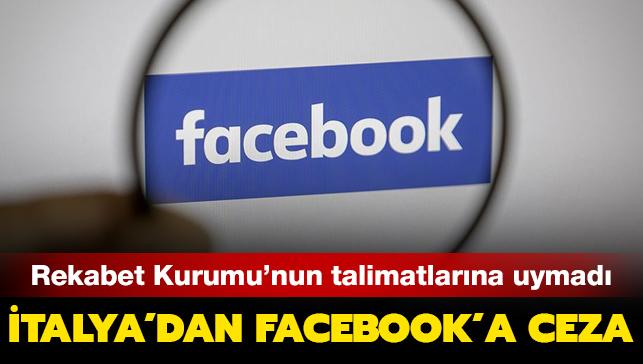 talya'dan Facebook'a ceza... Rekabet Kurumu'nun talimatlarna uymad