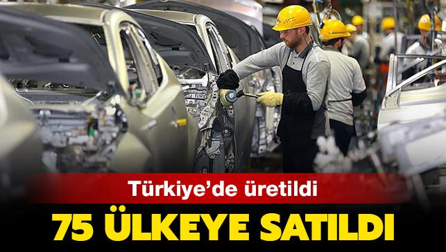 Trkiye'den 75 lkeye otomobil ihracat