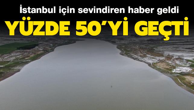 İstanbul için sevindiren haber: Barajlarda doluluk oranı yüzde 50'yi geçti