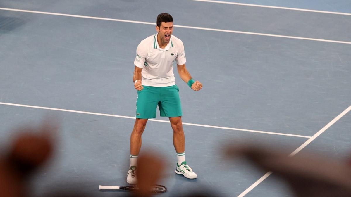 Avustralya Açık tek erkeklerde şampiyon Novak Djokovic