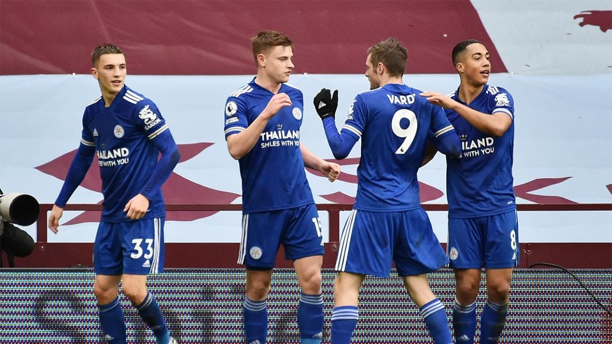 Leicester City , deplasmanda Aston Villa'yı mağlup etti