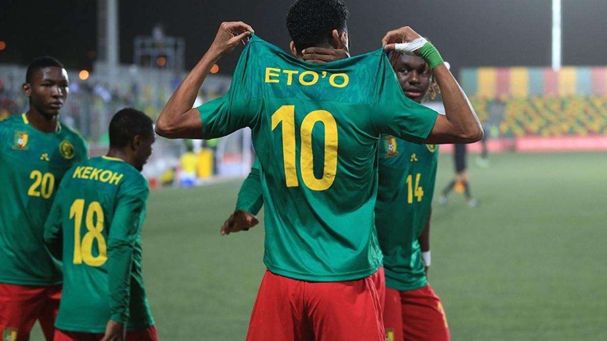 Samuel Eto'o'nun oğlu Mozambik karşısındaki performansıyla dikkat çekti