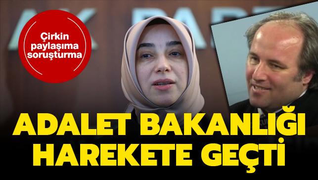 Adalet Bakanlığı'ndan, Mert Yaşar'ın Özlem Zengin'e yönelik çirkin paylaşımına soruşturma