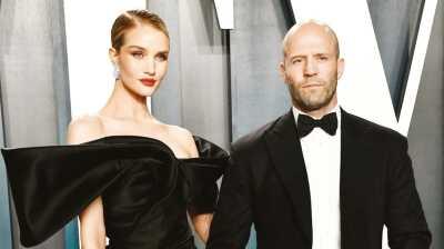 Jason Statham'�n ni�anl�s� Rosie Huntington-Whiteley Antalya'da