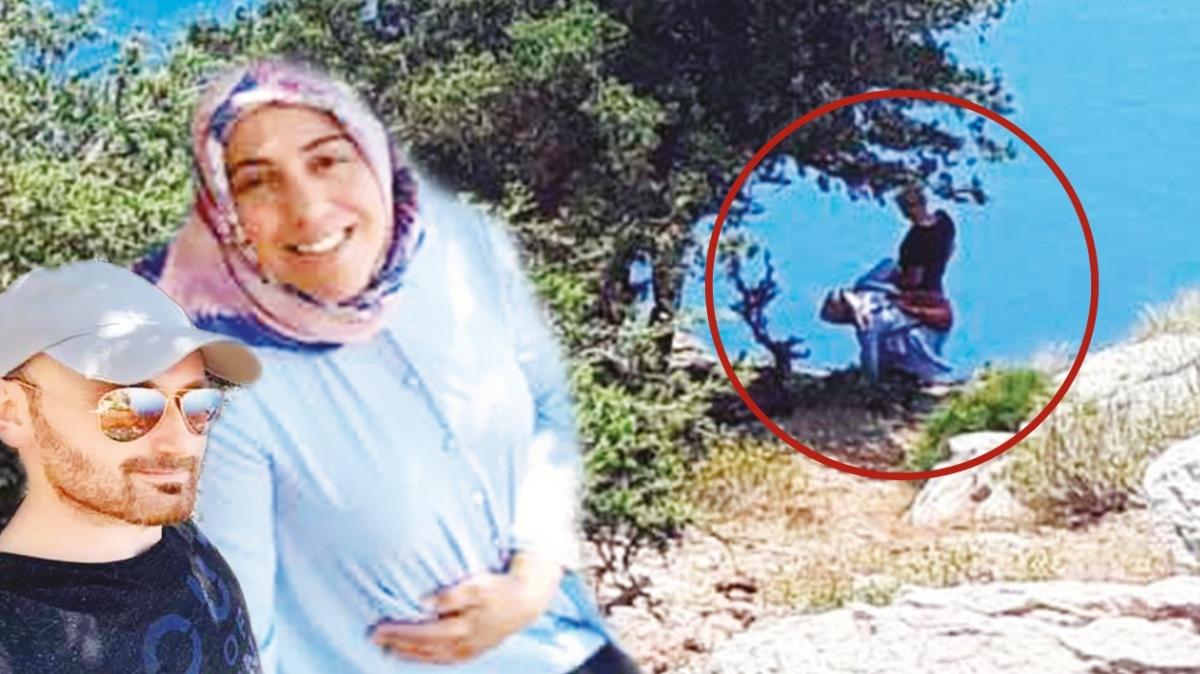 Cinayeti bir turist görüntüledi! 'Eyvah kadını atacak'