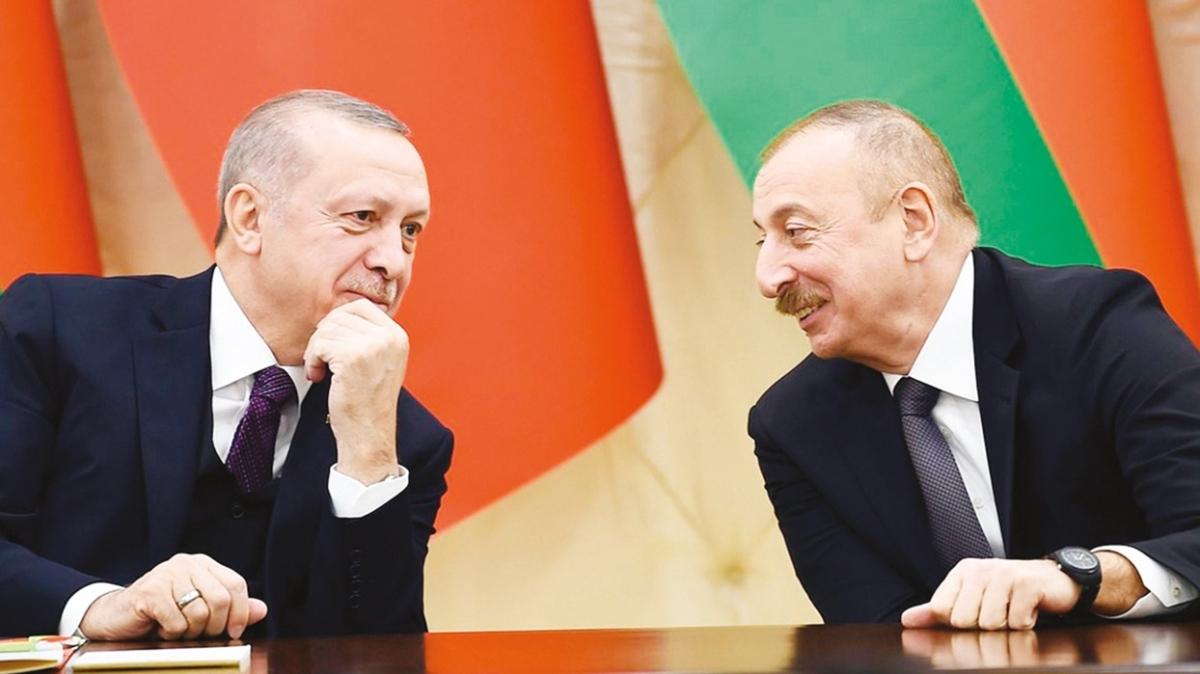 Azerbaycan Cumhurbakan Aliyev'den Bakan Erdoan'a doum gn kutlamas