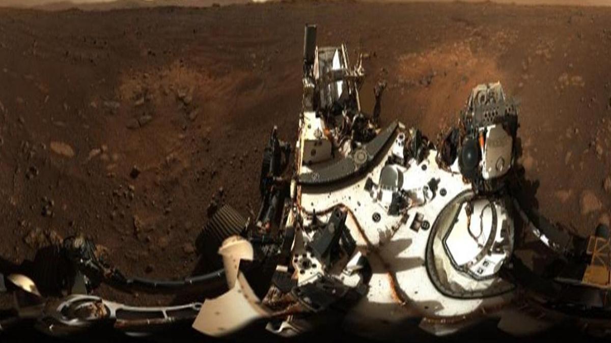 Perseverance Mars'ta panoramik fotoğraf çekti