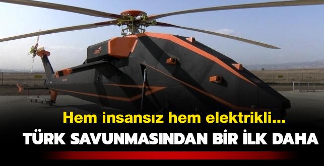 'T629' insansız ve elektrikli taarruz helikopteri ilk kez görüntülendi