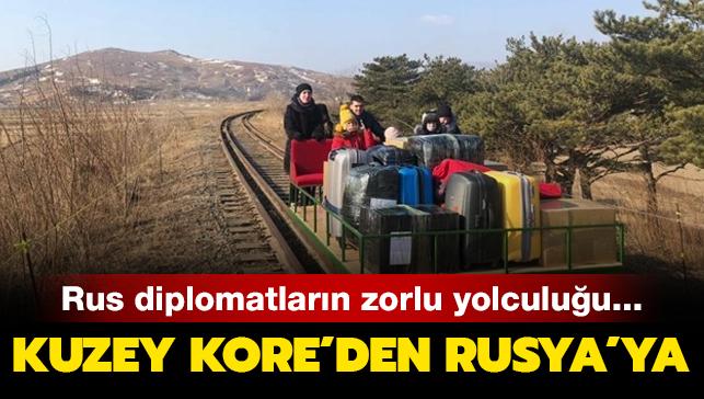 Rus diplomatlar K. Kore'den 1 kilometre boyunca drezin iterek ayrılmak zorunda kaldı