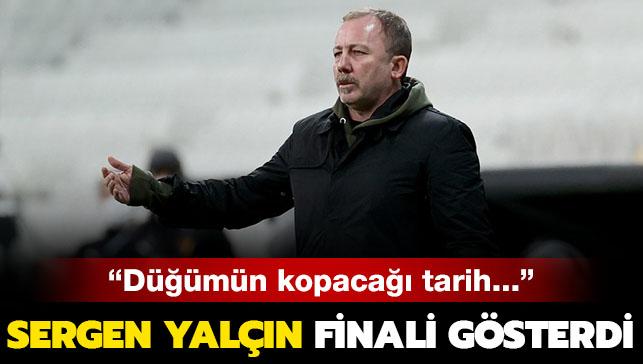Sergen Yalçın: 'Lig için final Nisan ayı olacaktır'