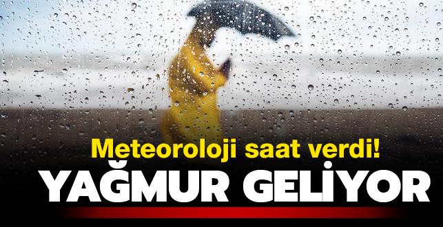 Meteoroloji saat verdi! İstanbul'da hafta sonu yağmur bekleniyor