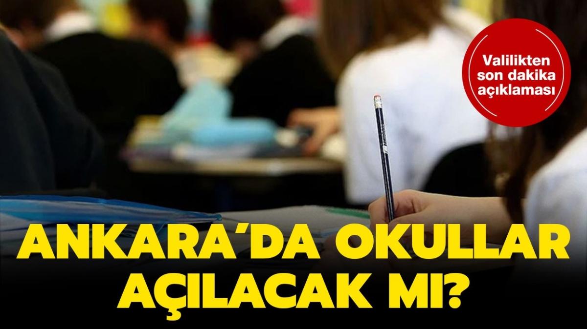 Ankara'da okullar açılacak mı" Ankara'da okullar ne zaman açılacak"