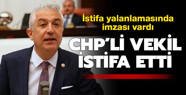 İstifa yalanlamasında imzası vardı... CHP Denizli milletvekili Teoman Sancar partisinden istifa etti