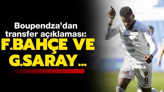Aaron Boupendza'dan Fenerbahe ve Galatasaray aklamas