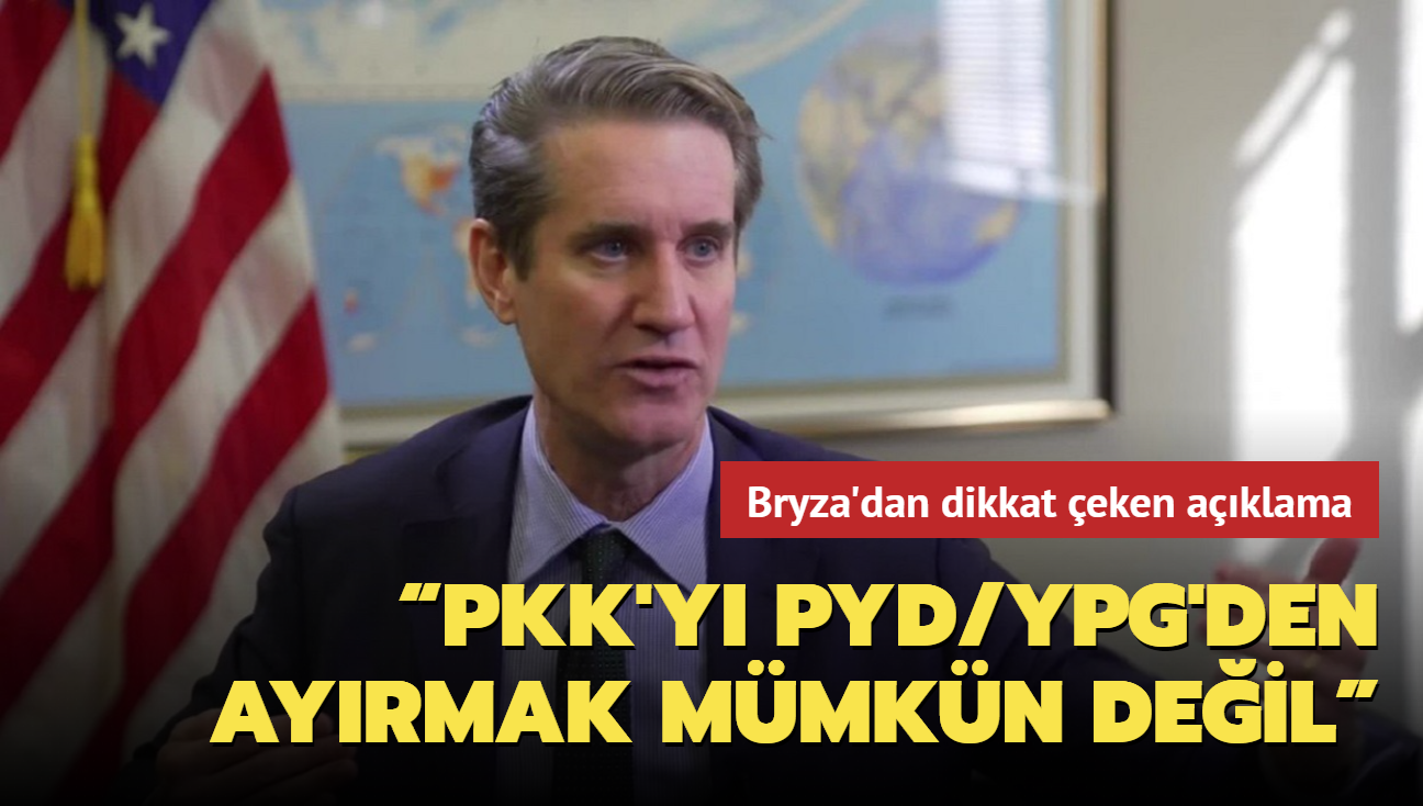 ABD'nin emekli Azerbaycan bykelisi Bryza'dan dikkat eken aklama: PKK'YI PYD/YPG'DEN ayrmak mmkn deil