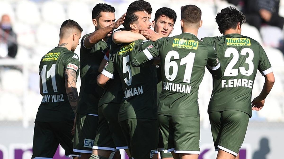 Bursaspor'da Sper Lig umutlar yeniden alevlendi