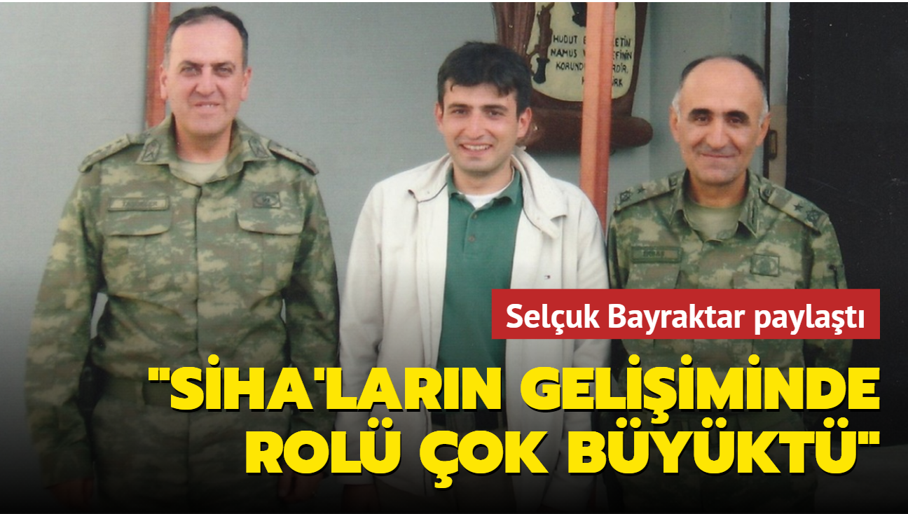 Seluk Bayraktar'dan ehit Korgeneral Osman Erba ve askerler iin duygulandran paylam: SHA'larn geliiminde rol ok byk
