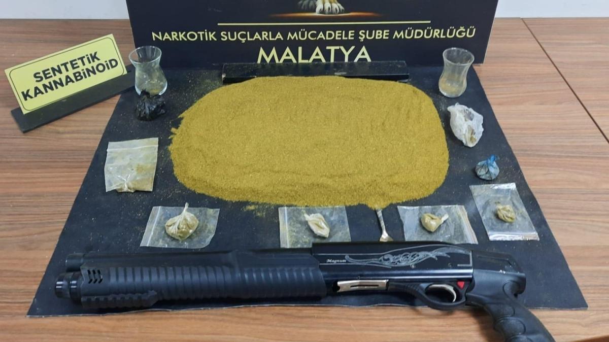Malatya'da uyuturucu operasyonu: 2 pheli tutukland