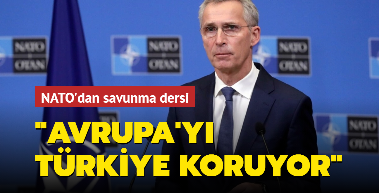 NATO'dan savunma dersi! 'Avrupa'y Trkiye koruyor'