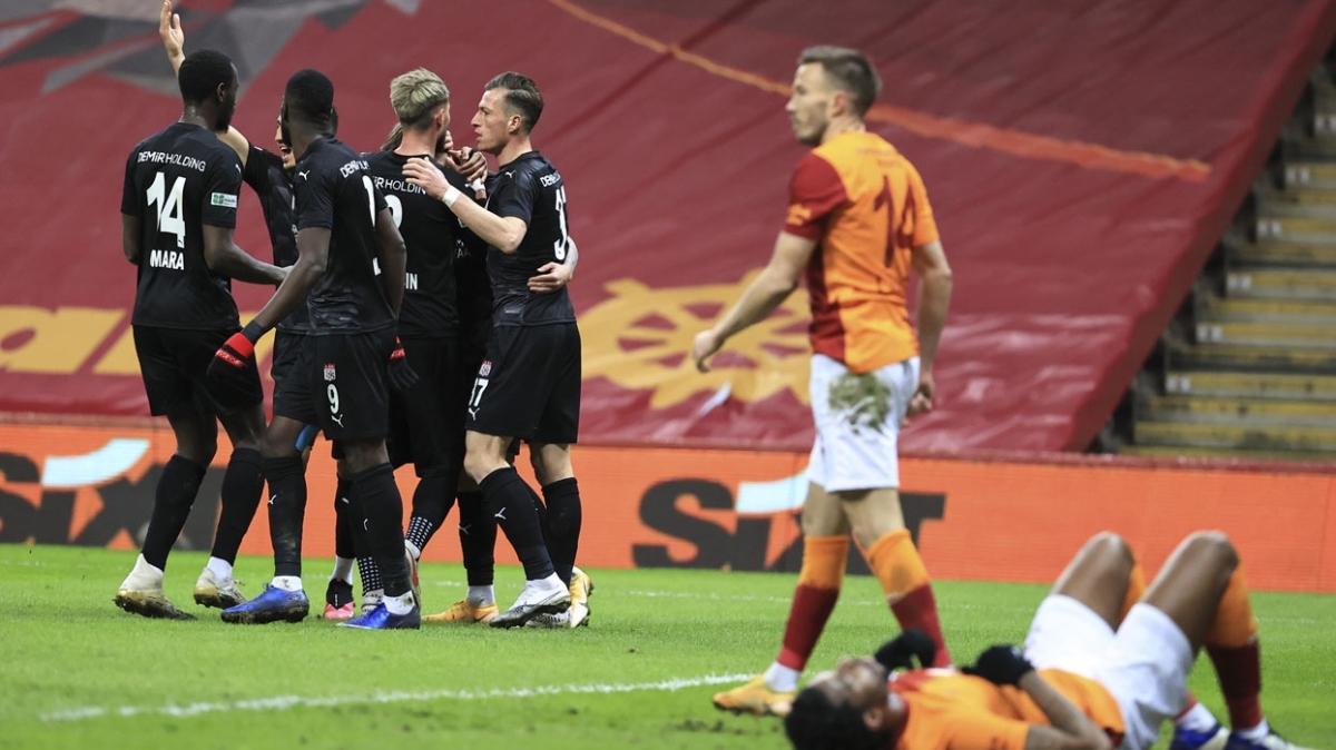 Galatasaray'n sahasndaki galibiyet serisi sona erdi