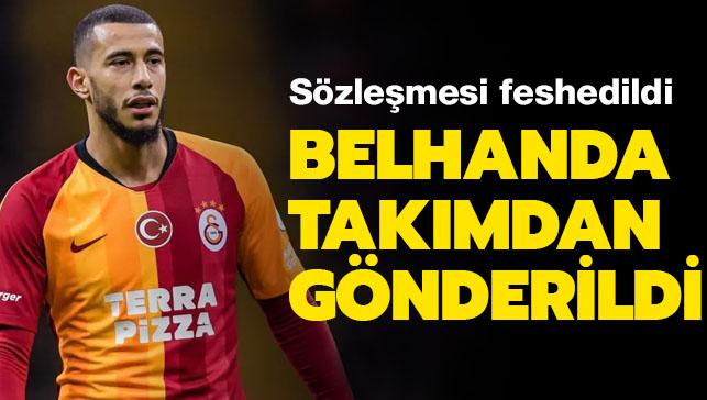 Galatasaray'da Belhanda ile yollar ayrld